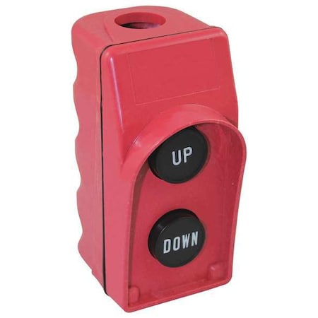 Dayton 20C810 - Pendant Control Station,2 Push Buttons,2 NO