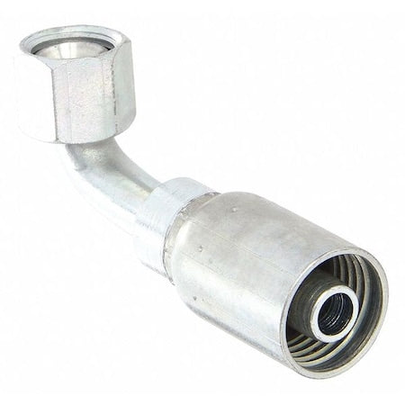 Kurt FJX90-08-08 - Crimp Fitting,90 Degrees Elbow,1/2" ID
