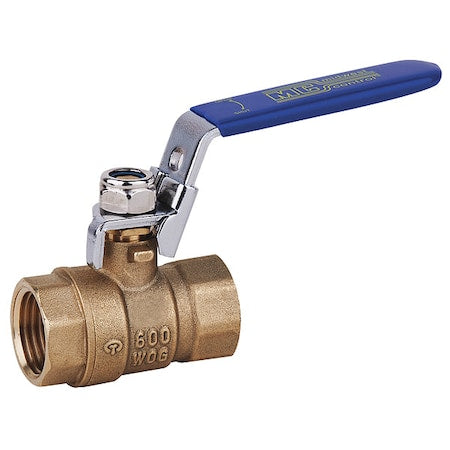 G-F600-75LH - 3/4" FNPT Brass Ball Valve Inline