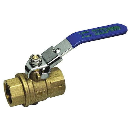 6GD10 - Manual 2-Way Ball Valve,NPT,Brass