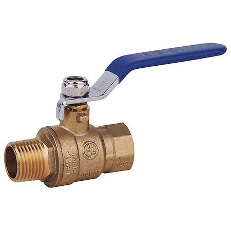6GD22 - 3/8" FNPT x MNPT Brass Ball Valve Inline