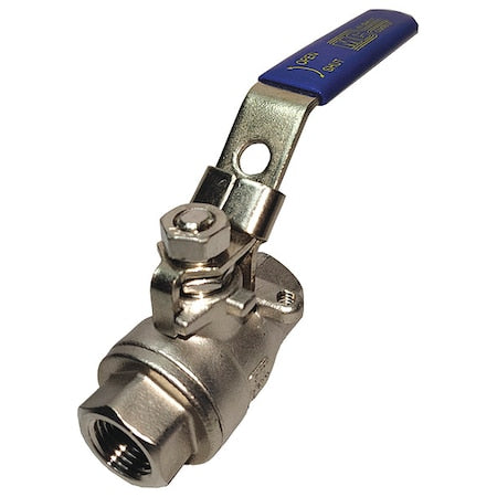 G-SSV-25 - 1/4" FNPT Stainless Steel Ball Valve Inline