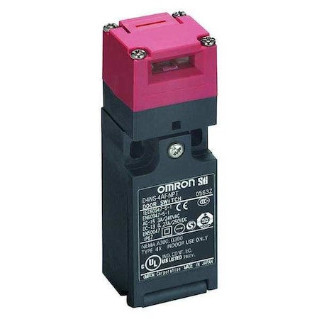Omron D4NS-4AF-NPT - Safety Interlock Switch,Polyamide,1 NO/1 NC