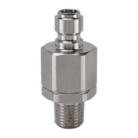 Snap-Tite SVEAN4-4M - Hydraulic Quick Connect Hose Coupling, 316 Stainless Steel Body, Ball Lock, 1/4"-18 Thread Size