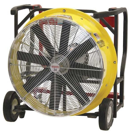Tempest 913-1260 - Standard Duty Air Circulator, Floor Mount, 24 in Blade Dia, 115/208-230 V, 12,867 cfm