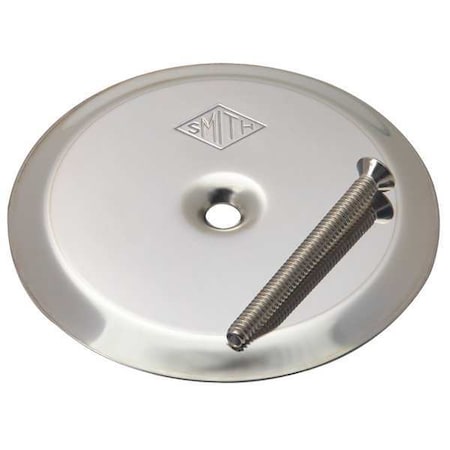 Jay R. Smith Manufacturing 4710-04 - Cover, Silver, Round, 4-1/4 in Dia