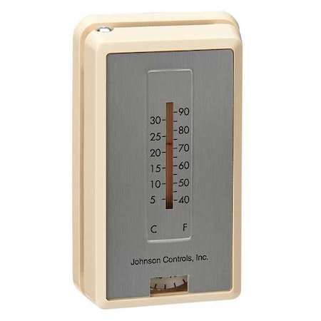 Johnson Controls T-4100-3 - Pneumatic Tstat,Heat or Cool,1 Pipe,Low