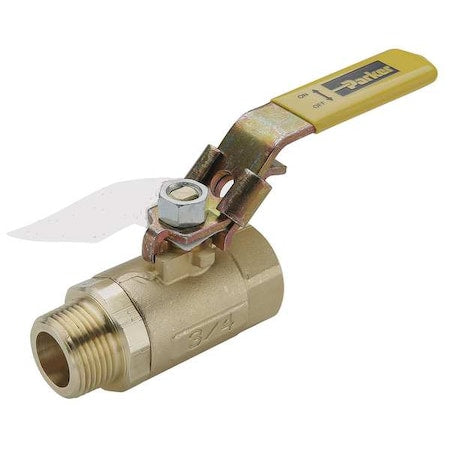 XVP501P-4 - 1/4" FNPT x MNPT Brass Ball Valve Inline