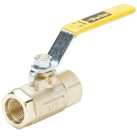 N/A XV506P-4 - 1/4" SAE Female Brass Ball Valve Inline