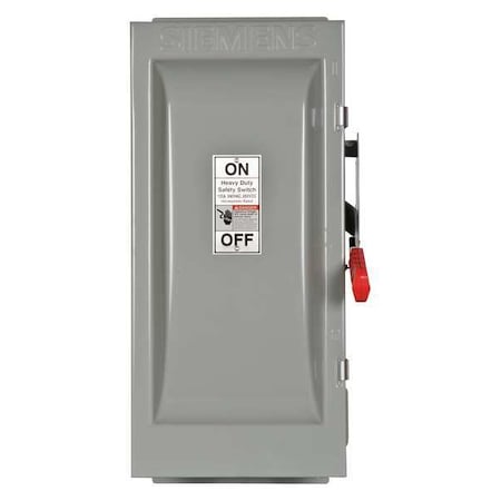 Siemens HF323J - Fusible, Safety Switch, Heavy Duty, 240 V, 3 PST