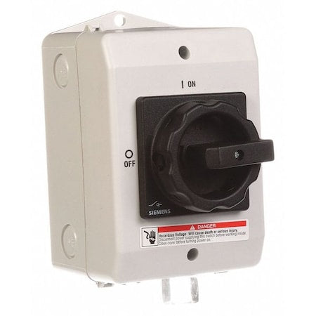 Siemens 3LD20640TB510US2 - Nonfusible, Safety Switch, Heavy Duty, 600 V, 3 PST