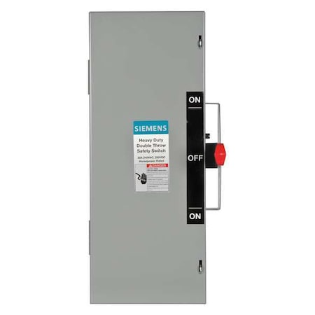 Siemens DTNF221 - Nonfusible, Safety Switch, Heavy Duty, 240 V, 2 PDT