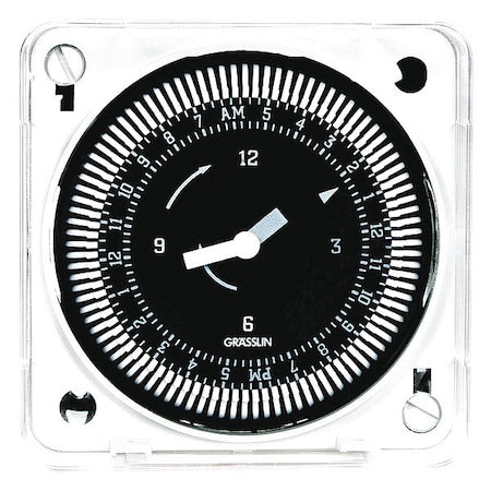 Intermatic MIL72EQTUZ-24 - Electromechanical Timer,24hr,SPDT,Plastic