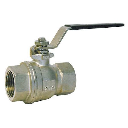 G-SSF-125 - 1-1/4" FNPT Stainless Steel Ball Valve Inline