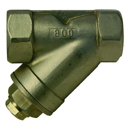 G-YSS-125 - Y Strainer, 1-1/4" Pipe, FNPT x FNPT, 316 Stainless Steel, 800 psi