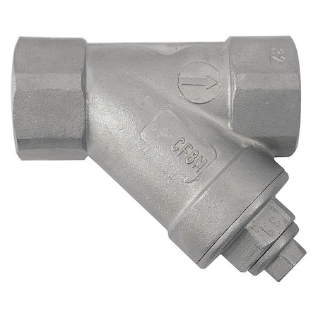 G-YSS-50 - Y Strainer, 1/2" Pipe, FNPT x FNPT, 316 Stainless Steel, 800 psi