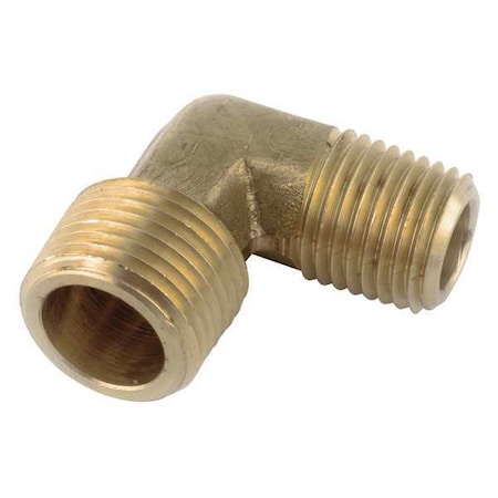 706235-0604 - Elbow Low Lead Brass Male Elbow, 3/8 in Male NPT X 1/4 in Male NPT