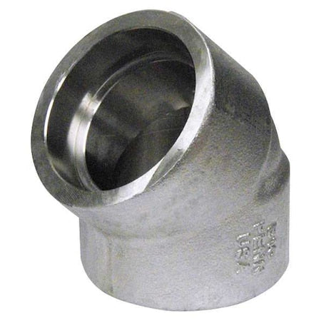 1501300312 - Stainless Steel,45 Elbow,3/4"Socketx3/4"