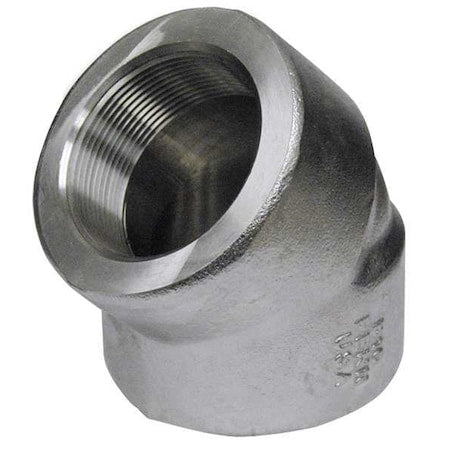 1500300318 - Stainless Steel,45 Elbow,3/4"NPTx3/4"NPT