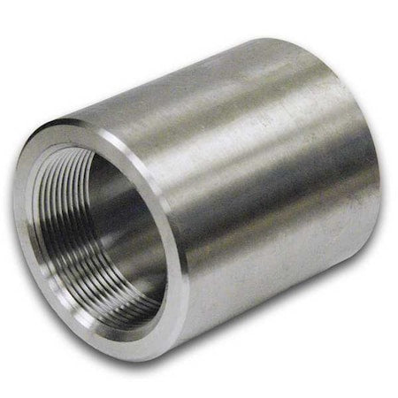1000300718 - 1/2 in FNPT 316/316 L Stainless Steel Coupling, Class 3000, Female x Female