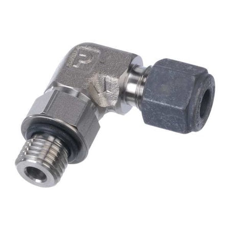 Parker 4-4 C5BZ-SS - 1/4" CPI x SAE SS Straight Thread Elbow