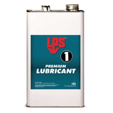 Lps 01128 - General Purpose Dry Lubricant, 1 gal, Jug, Mineral Oil Base, 350 Degrees F Max Op Temp, Amber, LPS 1 Series