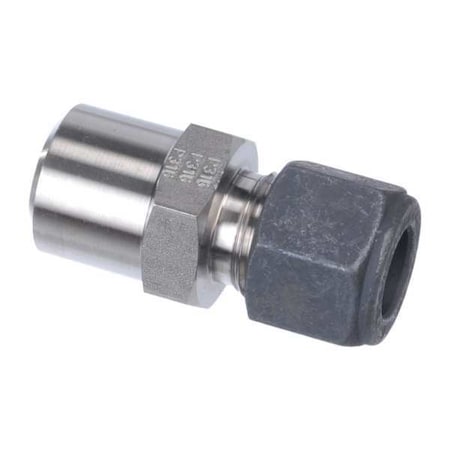 Parker 6-3/8 ZHBW2-SS - Strt, SS, Comp. 3/8 in, Butt Weld 1/2 in