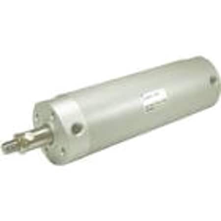 Speedaire NCDGBA32-1400 - Air Cylinder, 32 mm Bore, 14 in Stroke, Round Body Double Acting, Aluminum .