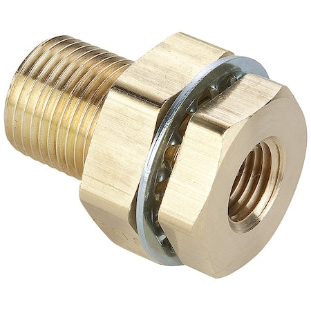 Parker 207ACBH-2 - Anchor Coupling Brass Dryseal Pipe Fitting, 1/8 in Female NPT X 5/8 in Male NPT