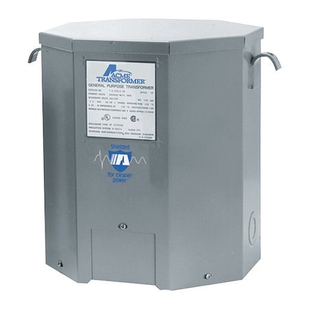 Acme Electric T279747S - Low Voltage Distribution Transformer, 15 k VA, NEMA 3 R, 120/240 V AC, 120/208/240/277 V AC