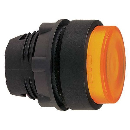 Schneider Electric ZB5AW15 - Push Button Operator, Extended, Momentary Action, Push Release, Illuminated, Orange
