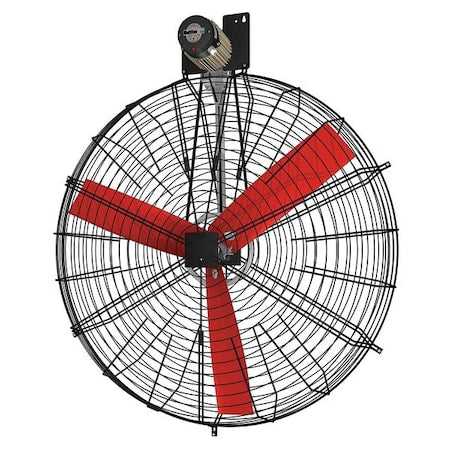 Multifan K4E13K0M11200 - Corrosion Resistant Standard Duty Industrial Fan, Ceiling, Wall Mount, 50 in Blade Dia, 240 V