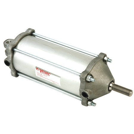 Velvac 100131 - Air Cylinder, 3 1/2 in Bore, 6 17/25 in Stroke, Double Acting, Aluminum .