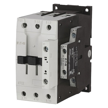 Eaton XTCE072D00C - IEC Magnetic Contactor, No Auxiliary Contacts, 480 V AC, 3 P, Non-Reversing, Screw