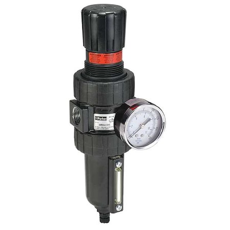 Parker 06E34B18AC - Filter/Regulator,10.38 In. H,2.81 In. W