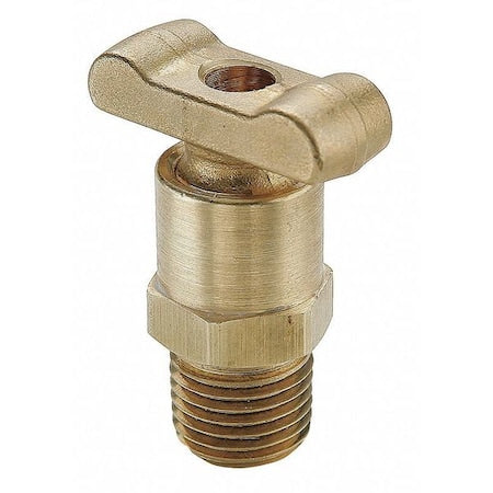 Parker DC603-4 - Brass Drain Cock Ball Valve Inline 1/4"