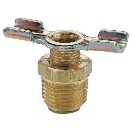Parker DC604-4 - Brass Drain Cock Ball Valve Inline 1/4"