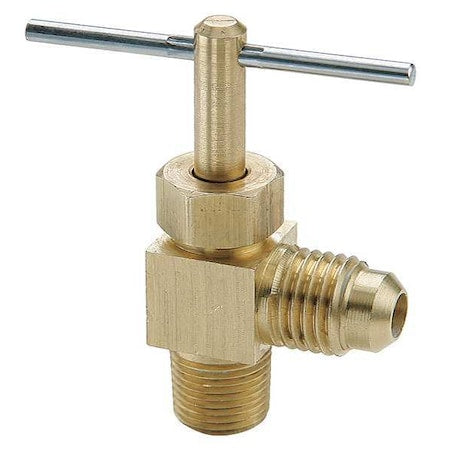 Parker NV101F-4-2 - Needle Valve,Angld,1/4 In,Flare-Male Pipe
