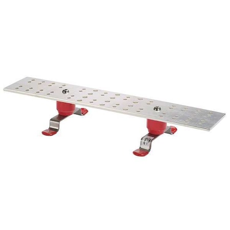 Panduit GB4B0624TPI-1 - Busbar,Copper,Grounding Bar L 20in