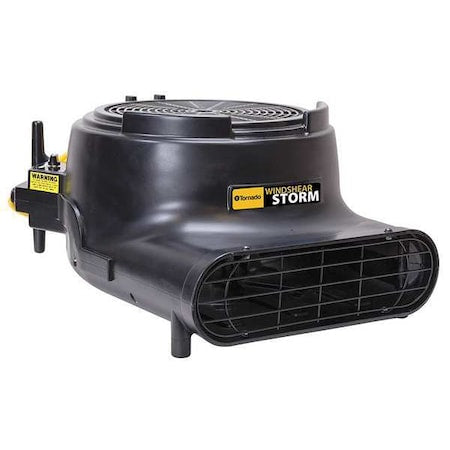 Tornado 98778 - Low Profile Cent Blower,Black,11-1/2in H