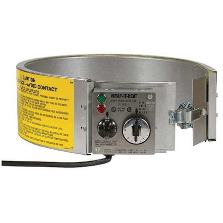 N/A SRX16-115 - Drum Heater, 45.56 in L, Steel, 115 V AC