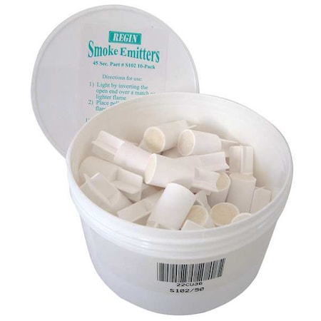 Regin S102-50 - Smoke Cartridge, Solid, White, PK50