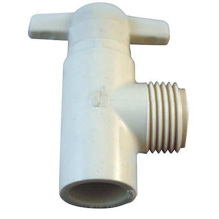 7722-005 - CPVC Angle Valve, Schedule 40 DWV, 1/2" Pipe Size, MNPT x Socket