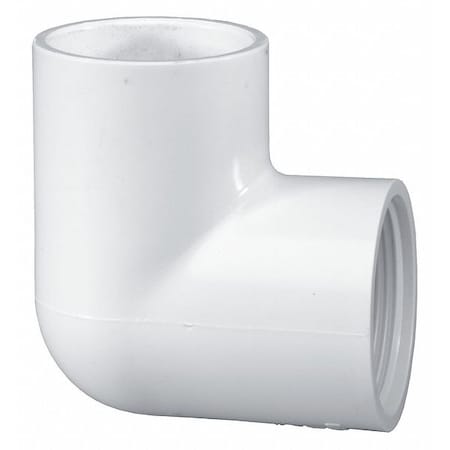 407007 - PVC Elbow, 90 Degrees, Socket x FNPT, 3/4 in Pipe Size