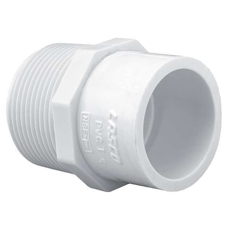 436341 - PVC Reducer, MNPT x Socket, 3 in x 4 in Pipe Size
