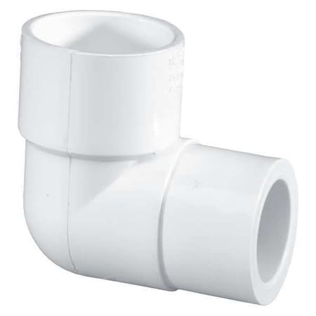 N/A 406211 - PVC Reducing Elbow, Socket x Socket, 1 1/2 in x 1 in Pipe Size