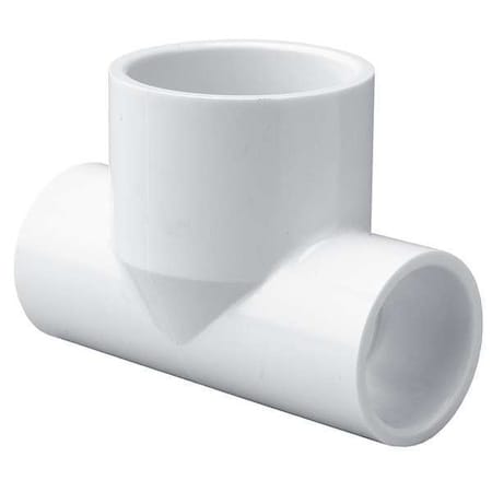 401213 - PVC Reducer Tee, Socket x Socket x Socket, 1 1/2 in x 1 1/2 in x 2 in Pipe Size