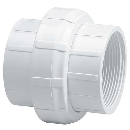 458005 - PVC Union, FNPT x FNPT, 1/2 in Pipe Size
