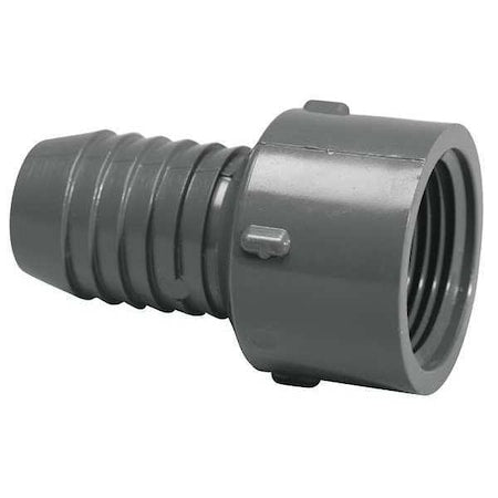 1435-010 - PVC Female Adapter, Insert x FNPT, 1 in Pipe Size