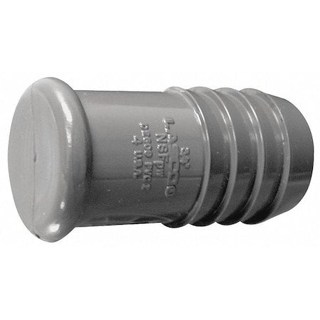 1449-012 - PVC Straight Plug, Insert, 1-1/4 in Pipe Size